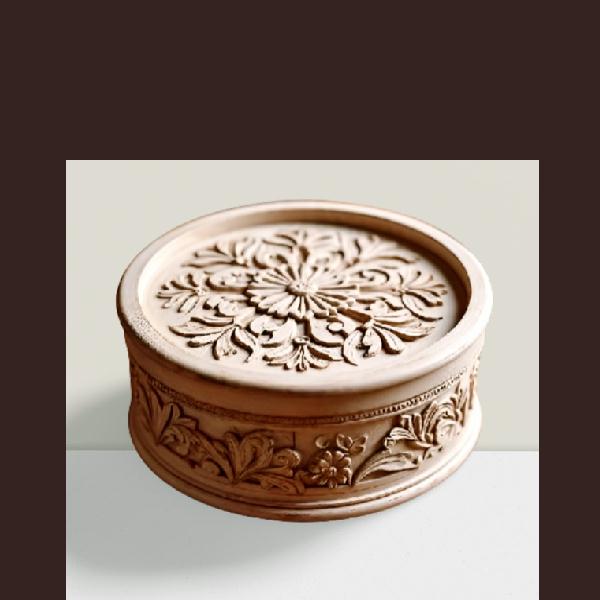 Wood carving gift box