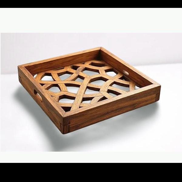 Breakfast serving tray