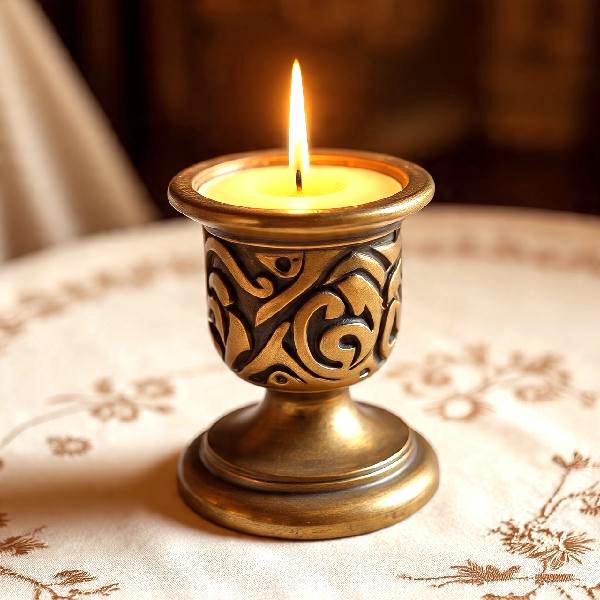 Diwali candle decor