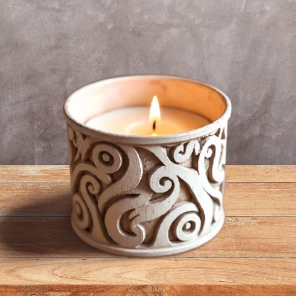 Pillar candles scented