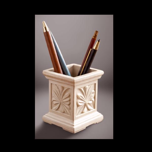 Office Supplies Wooden Pen Holder