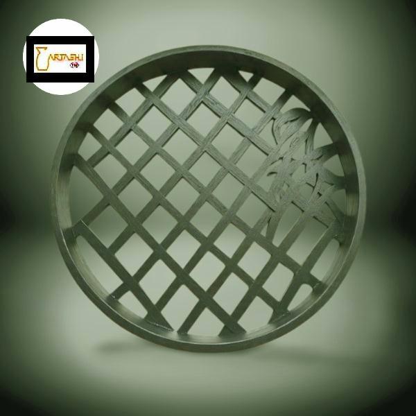 Antique black tray wood