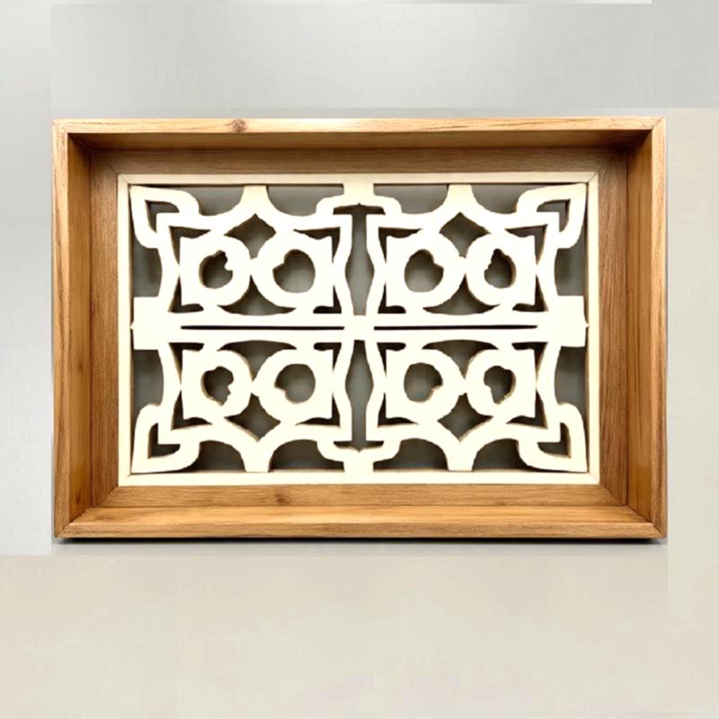 Wooden serving trays