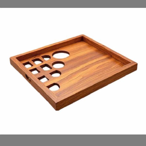 Antique wood serving tray