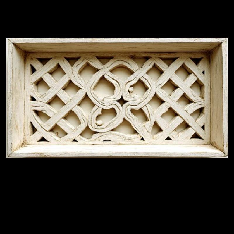Antique wooden tray