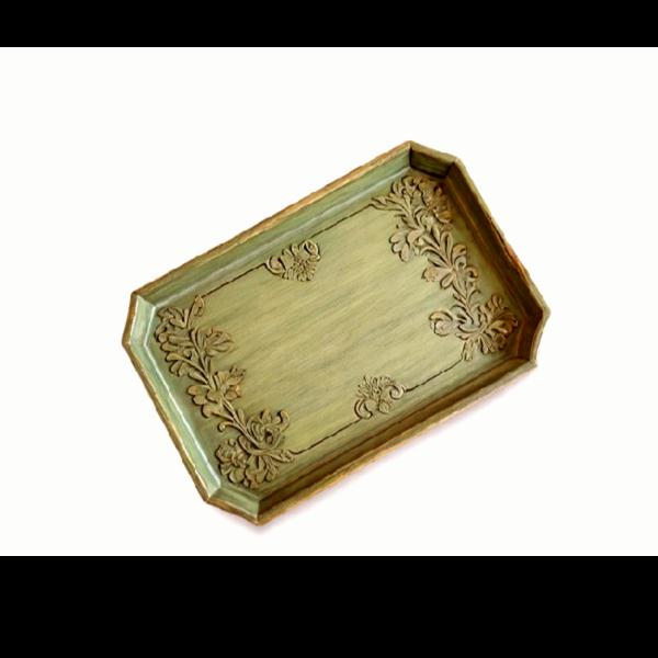 Custom Islamic wooden tray