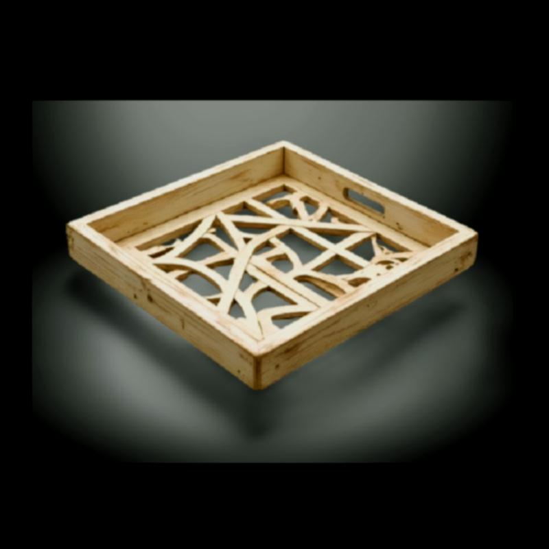 Vintage wooden tray