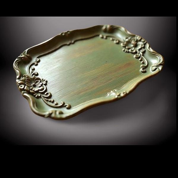 Acacia wood Muslim tray