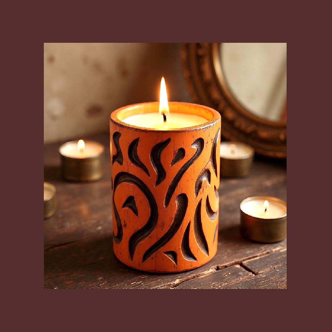 Premium wax Diwali scented candles
