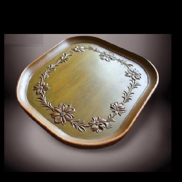 Islamic wood serving tray
