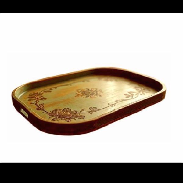 UAE Islamic wood tray