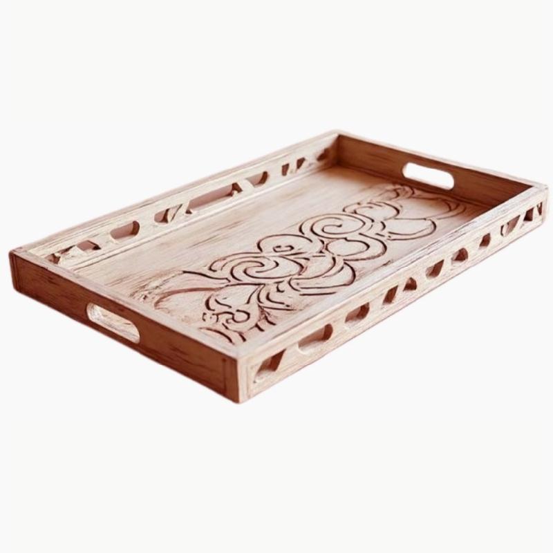 Designer wooden trays