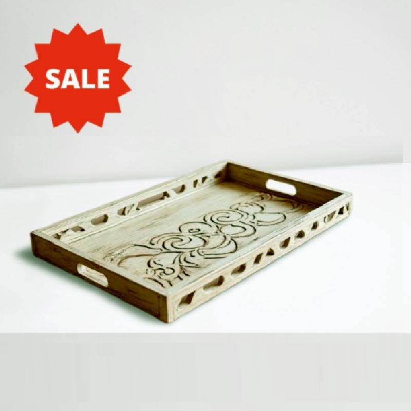 Designer wooden trays