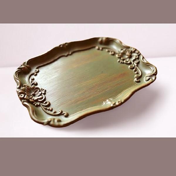 Acacia wood Muslim tray