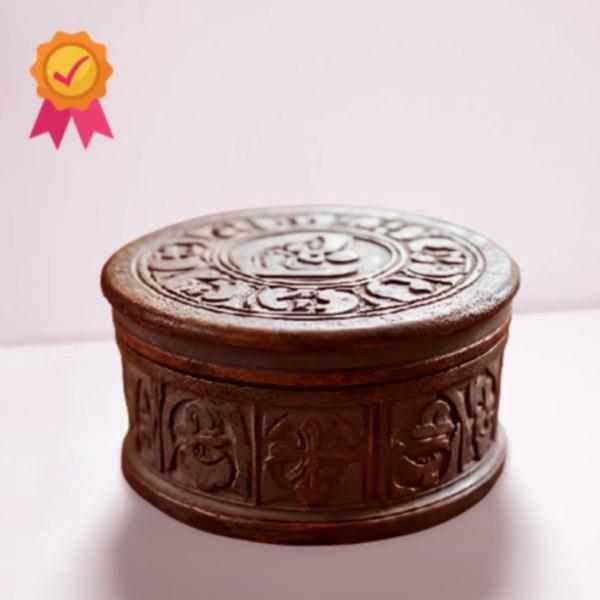 Vintage wood craft box