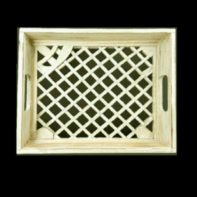 Handmade wooden tray