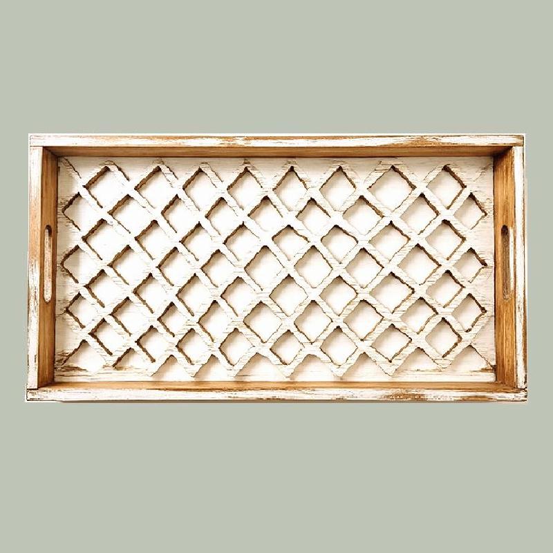 Wooden tray for coffee table