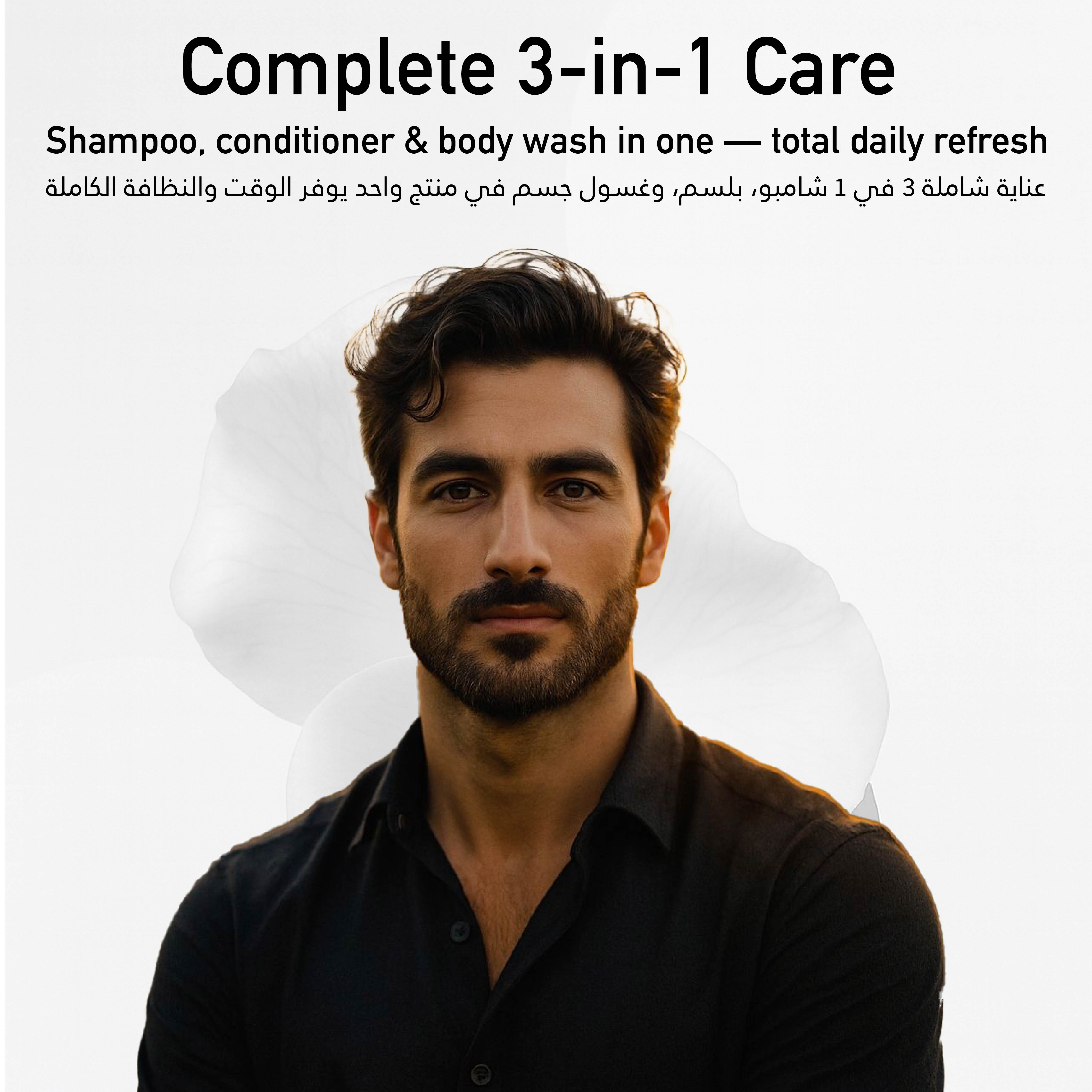 ManPlex 3 in 1 Shampoo, Conditioner and Bodywash