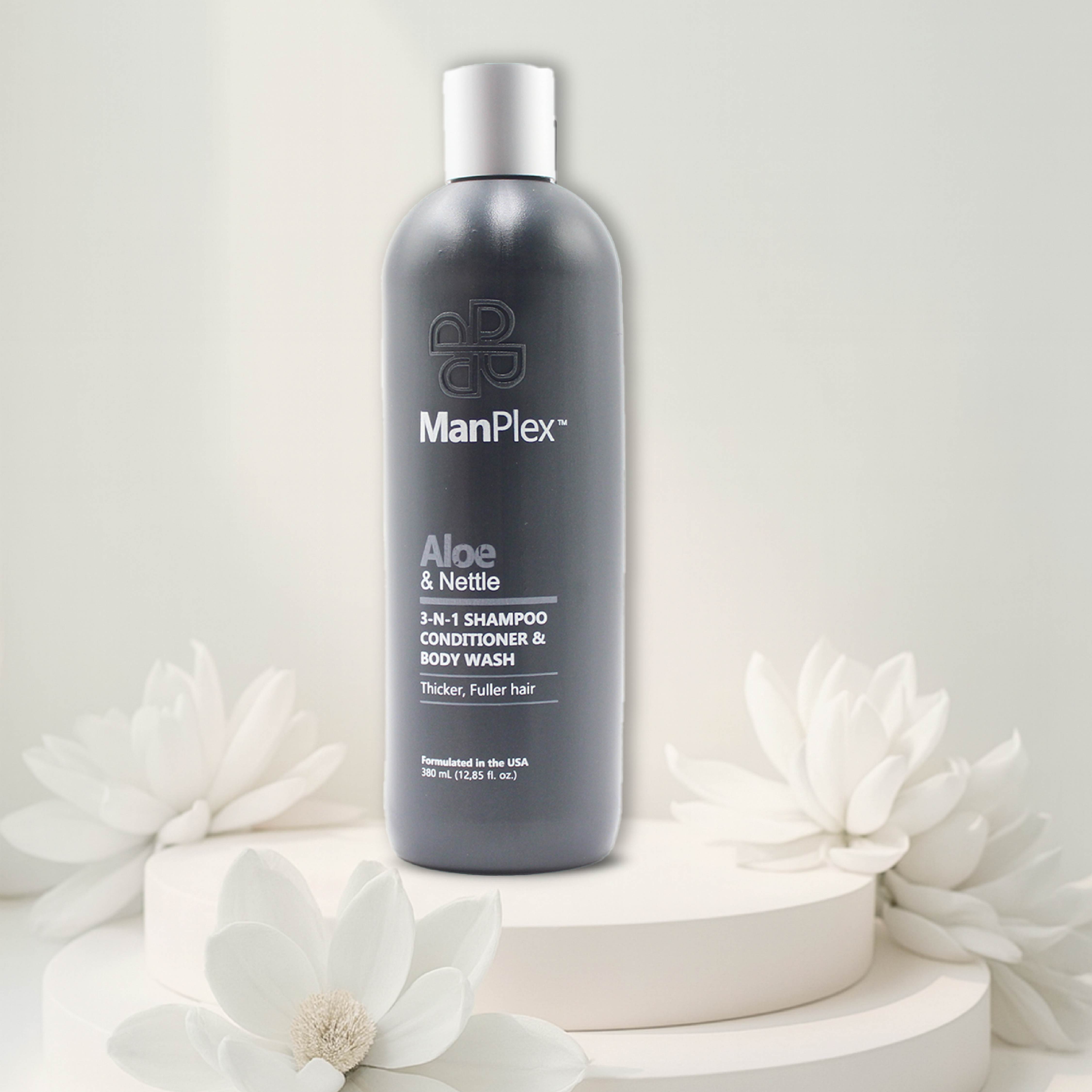 ManPlex 3 in 1 Shampoo, Conditioner and Bodywash