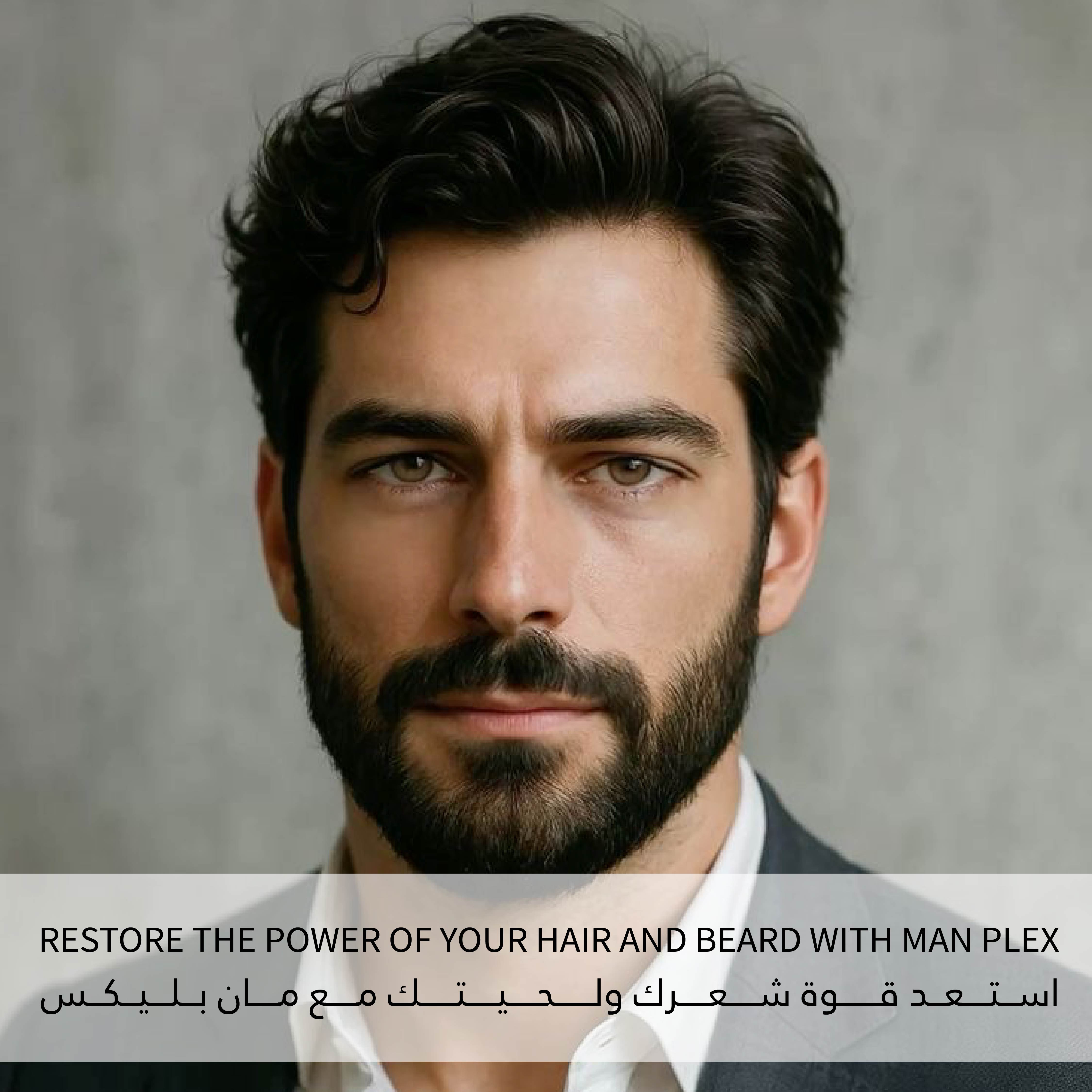 ManPlex Serum - Hair & Beard For The Modern Man 