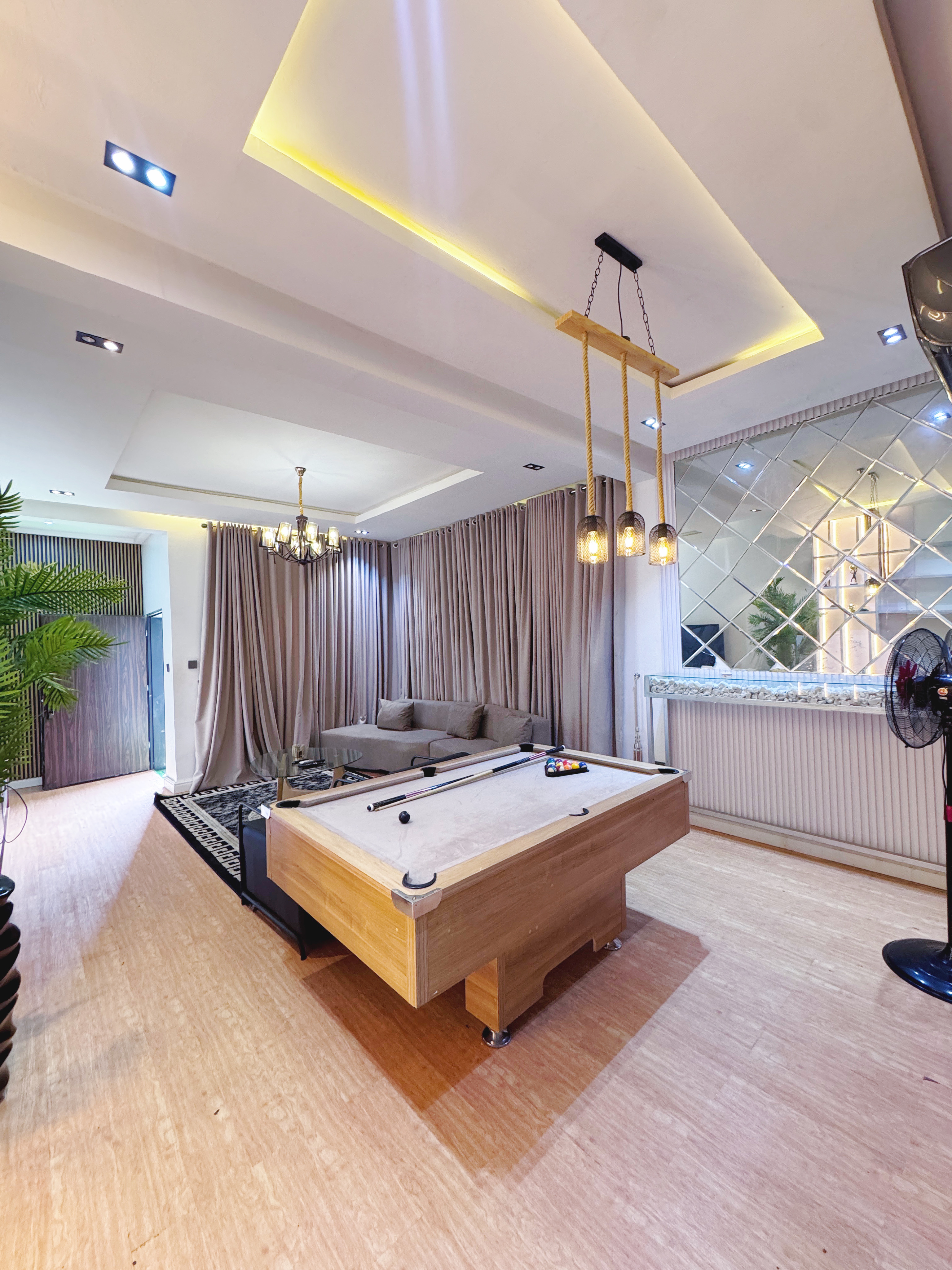 3 Bedroom in Wuye with Snooker and PS5