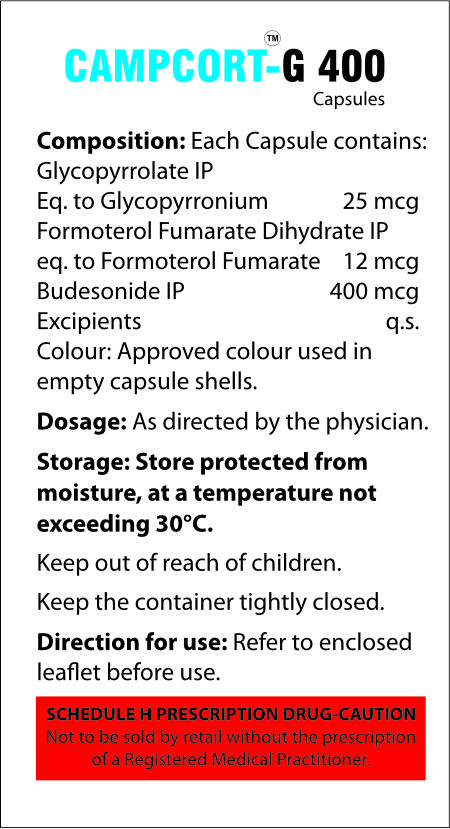 CAMPCORT-G 400 Capsules