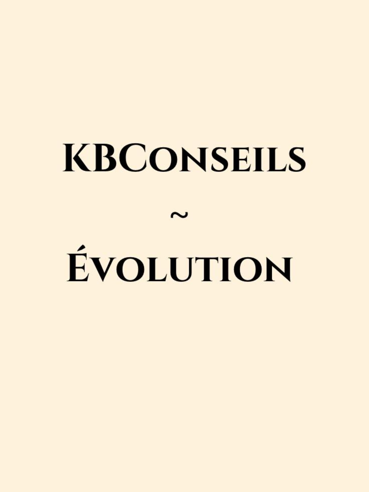 Abonnement Mensuel KBConseils ÉVOLUTION