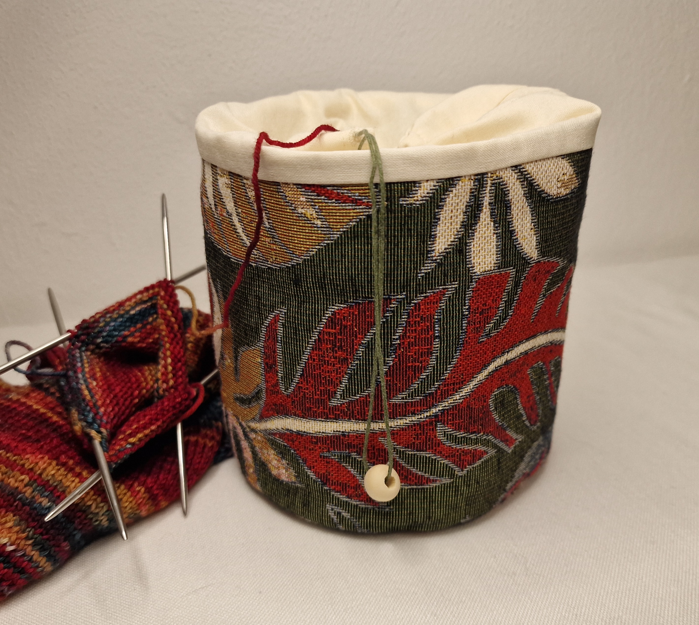 Stricksäckchen "grüne Oma Käthe"