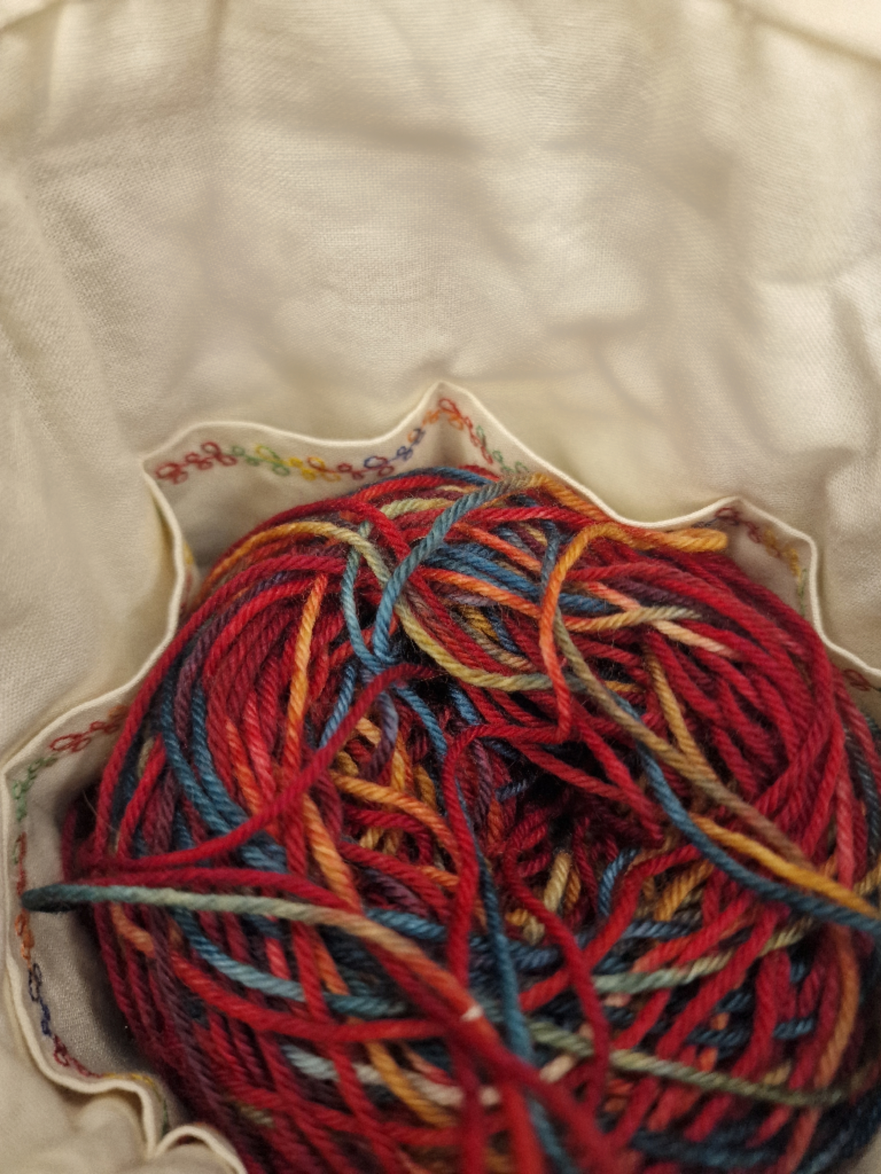 Stricksäckchen "grüne Oma Käthe" 