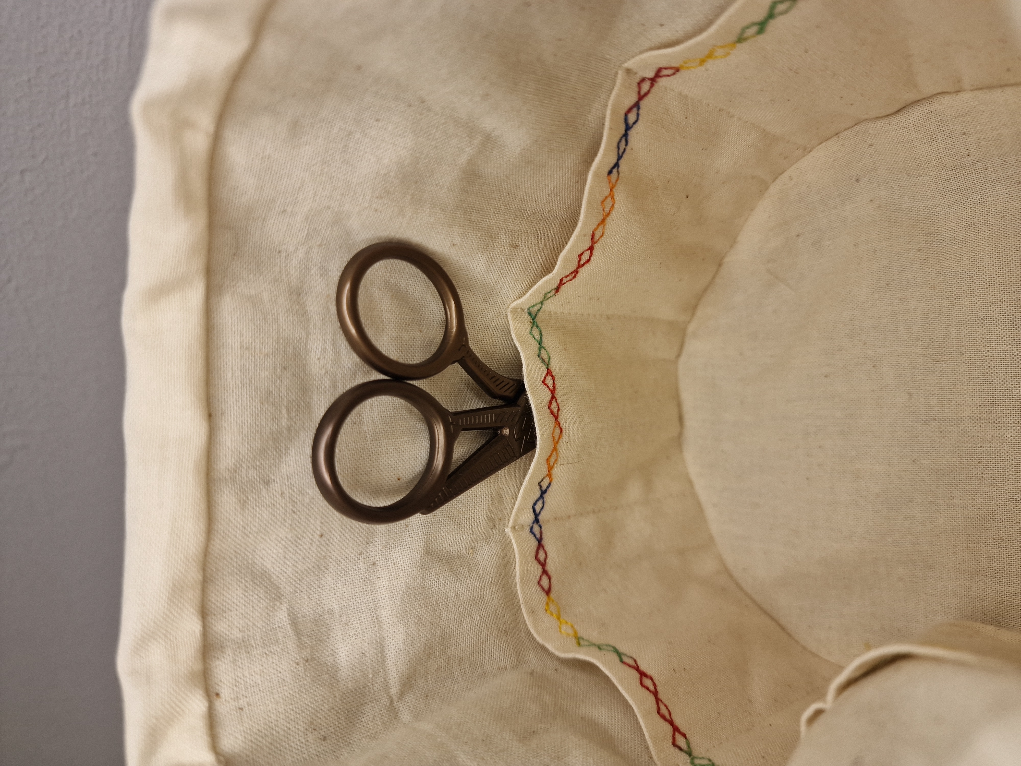 Stricksäckchen "bunte Oma Käthe" 