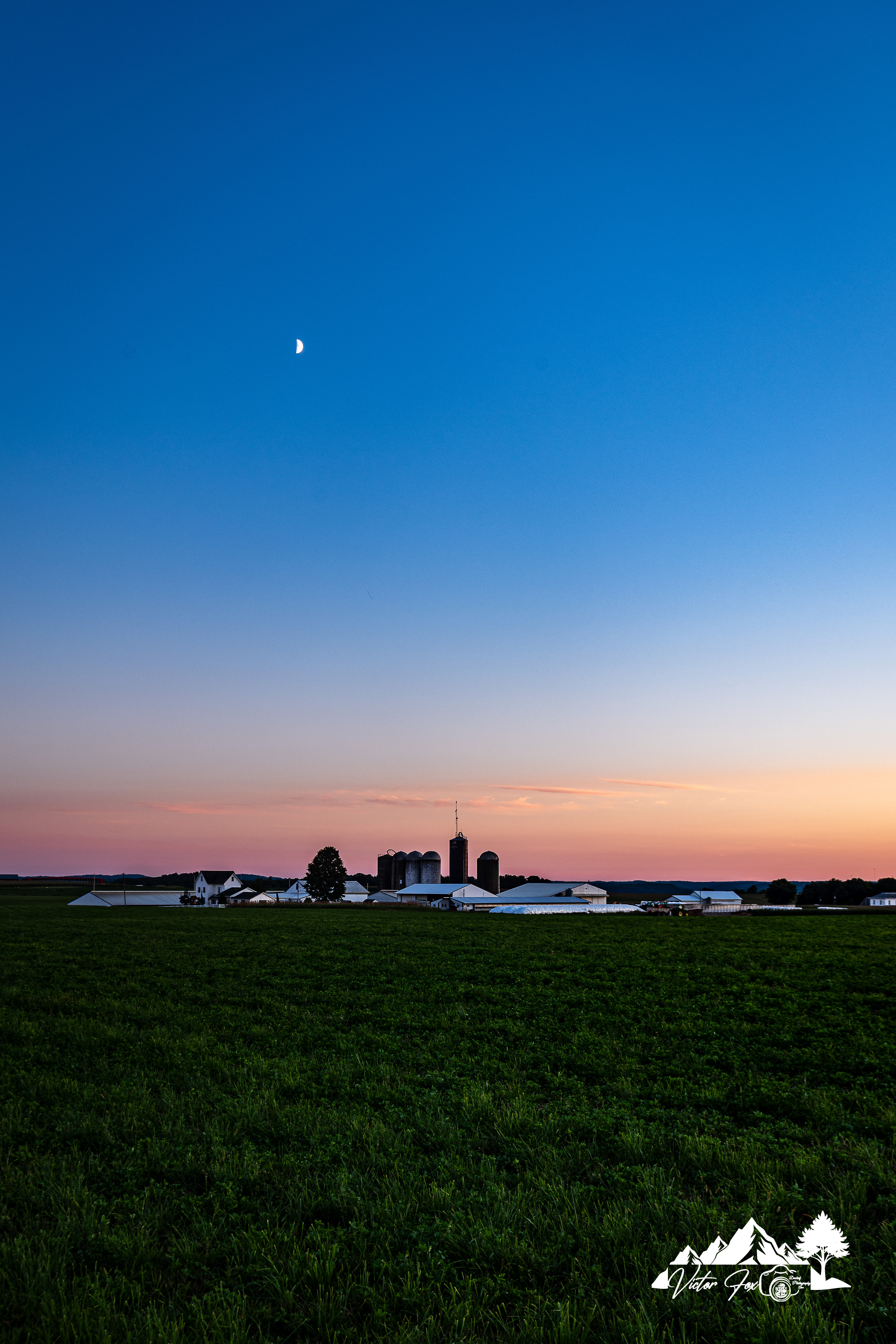 Rural Farm Landscape Print