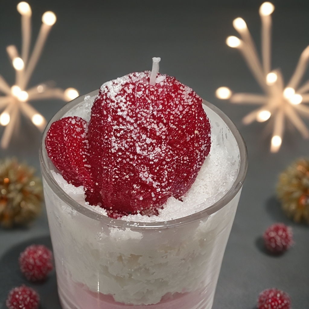 Winterduftkerze im Glas