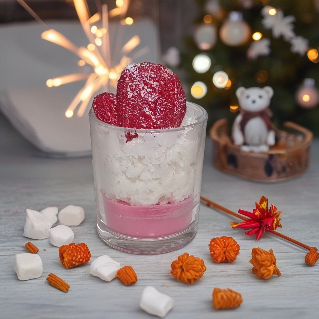 Winterduftkerze im Glas