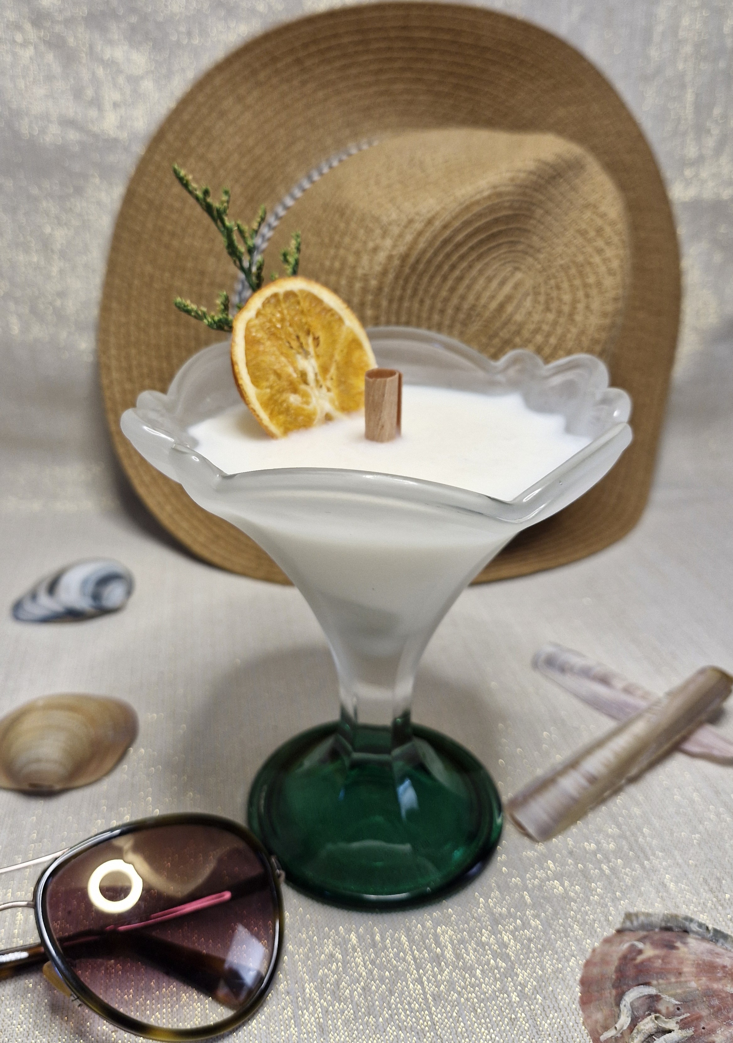 Coupe de glace, bougie 