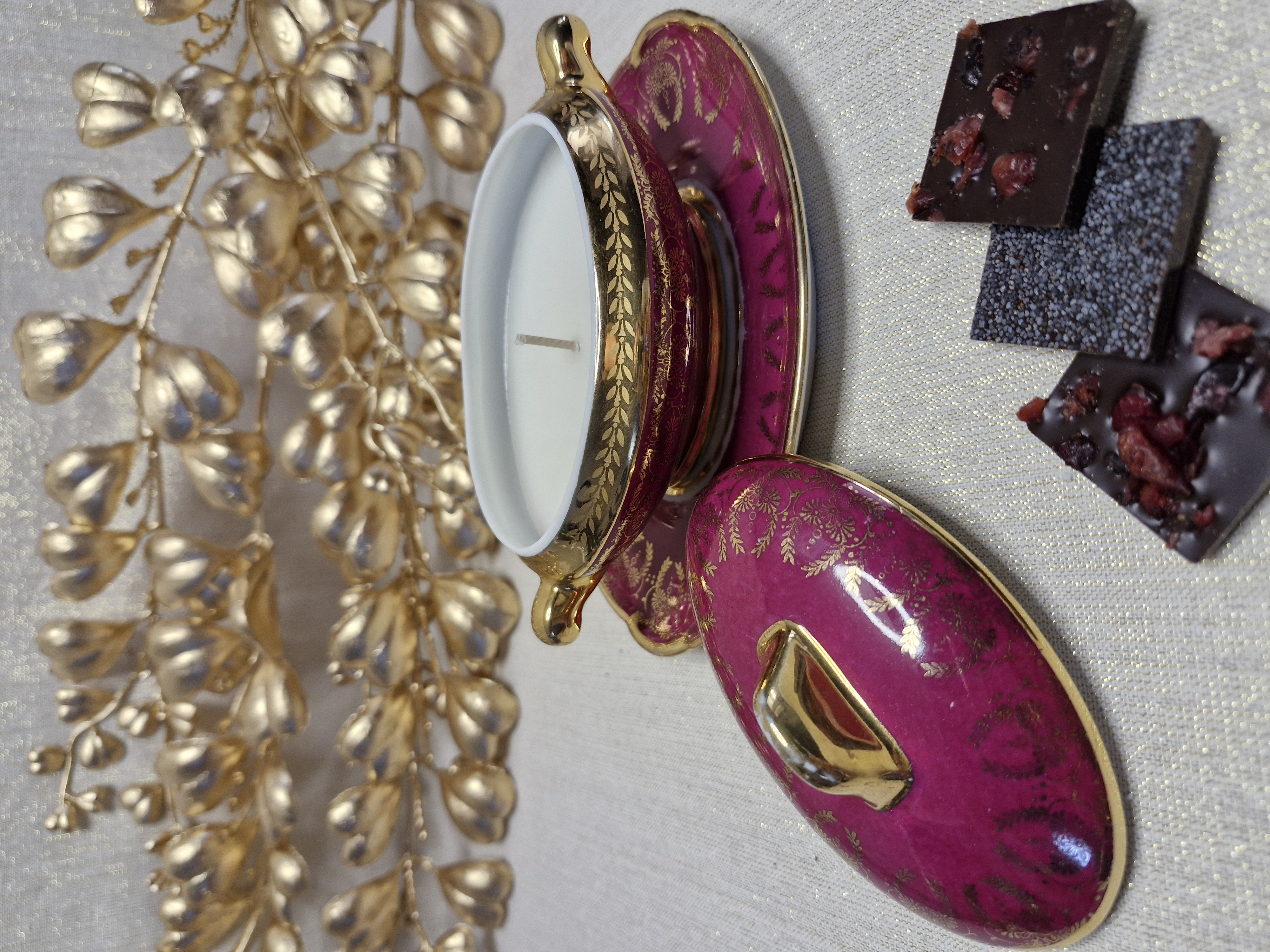 Sucrière en porcelaine de Limoges