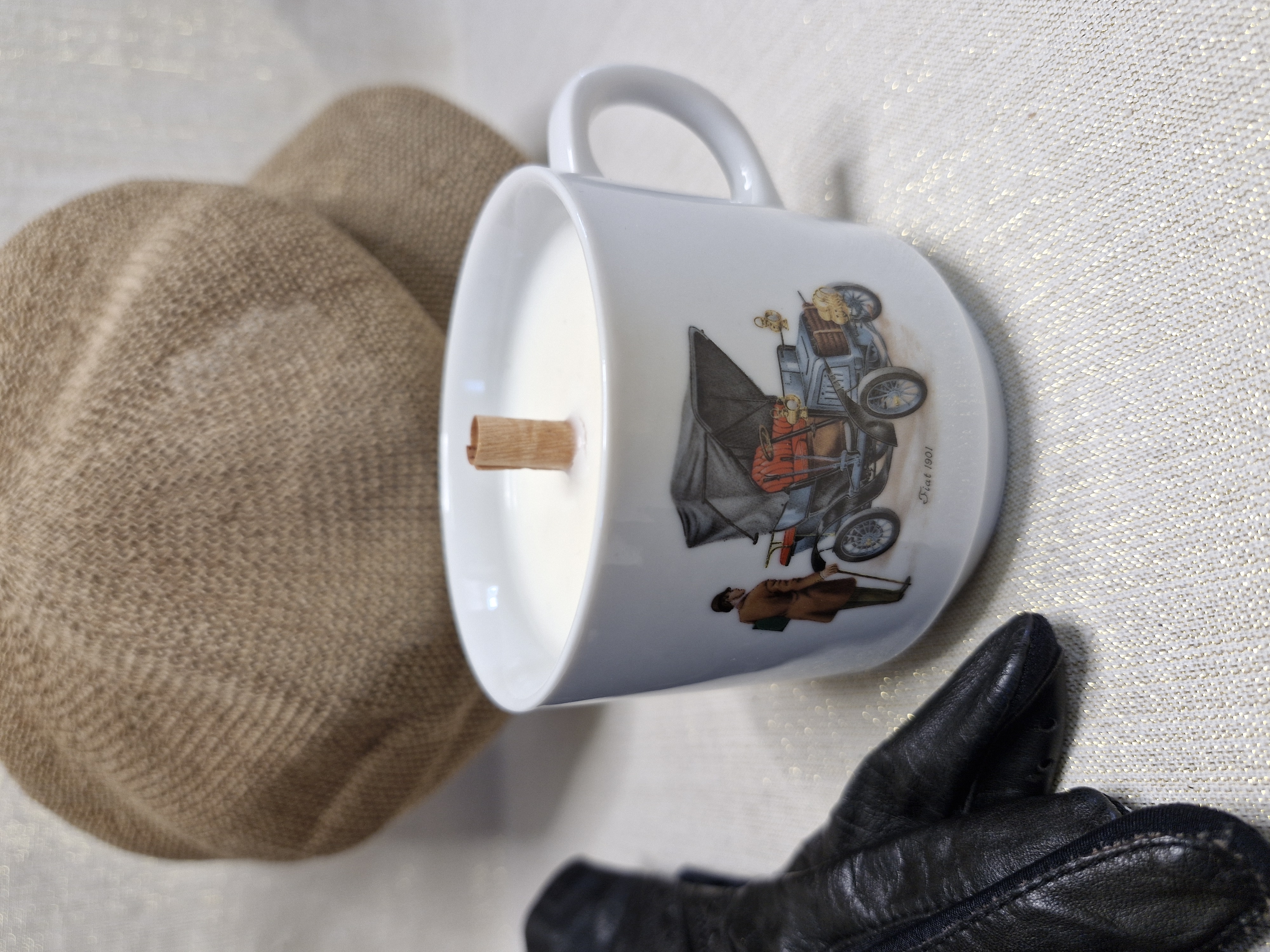 Tasse en Porcelaine de Bavière / Fragrance Fleur de Coton