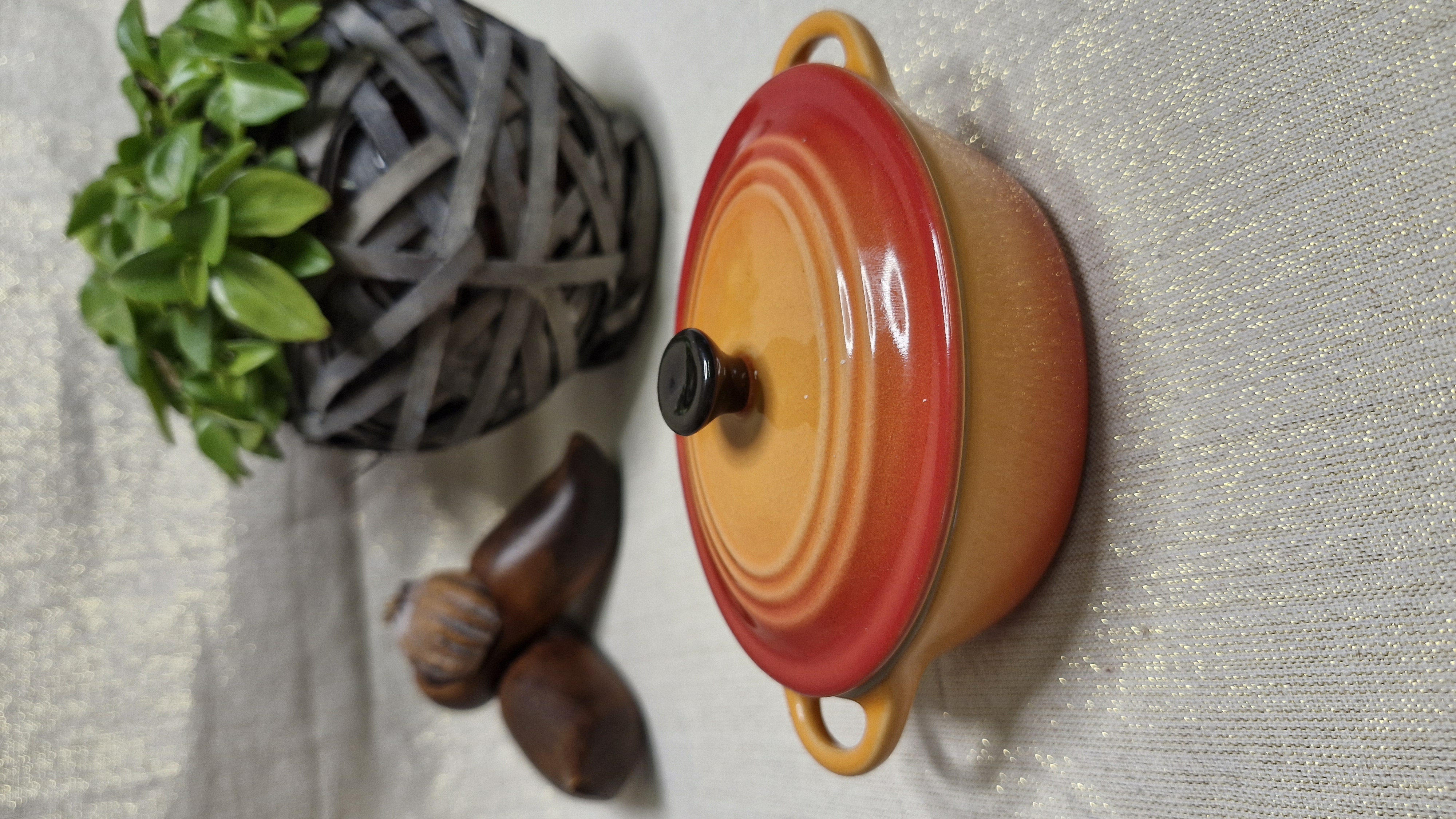 Mini cocotte orange