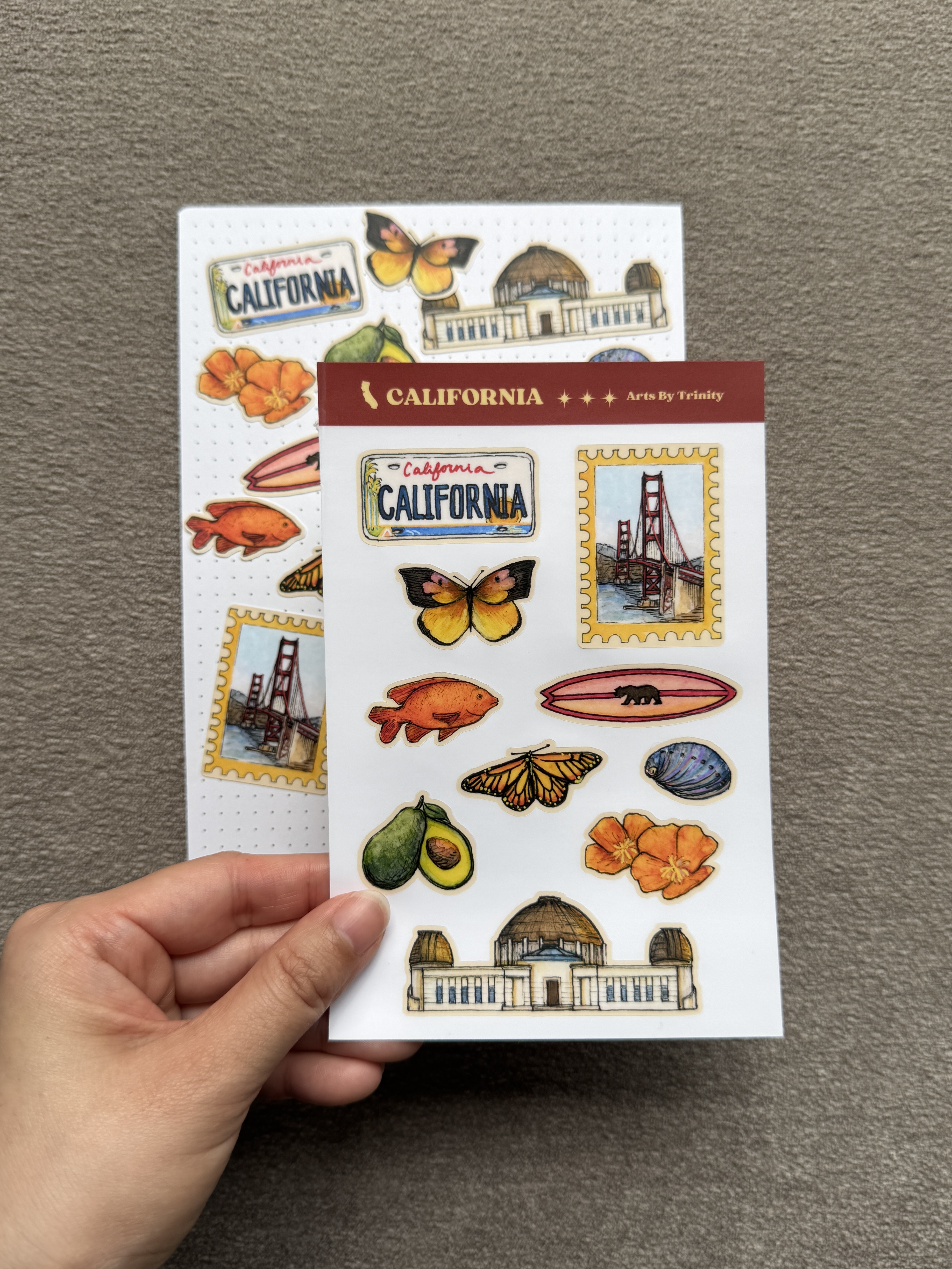 California State Symbols - Sticker Sheet