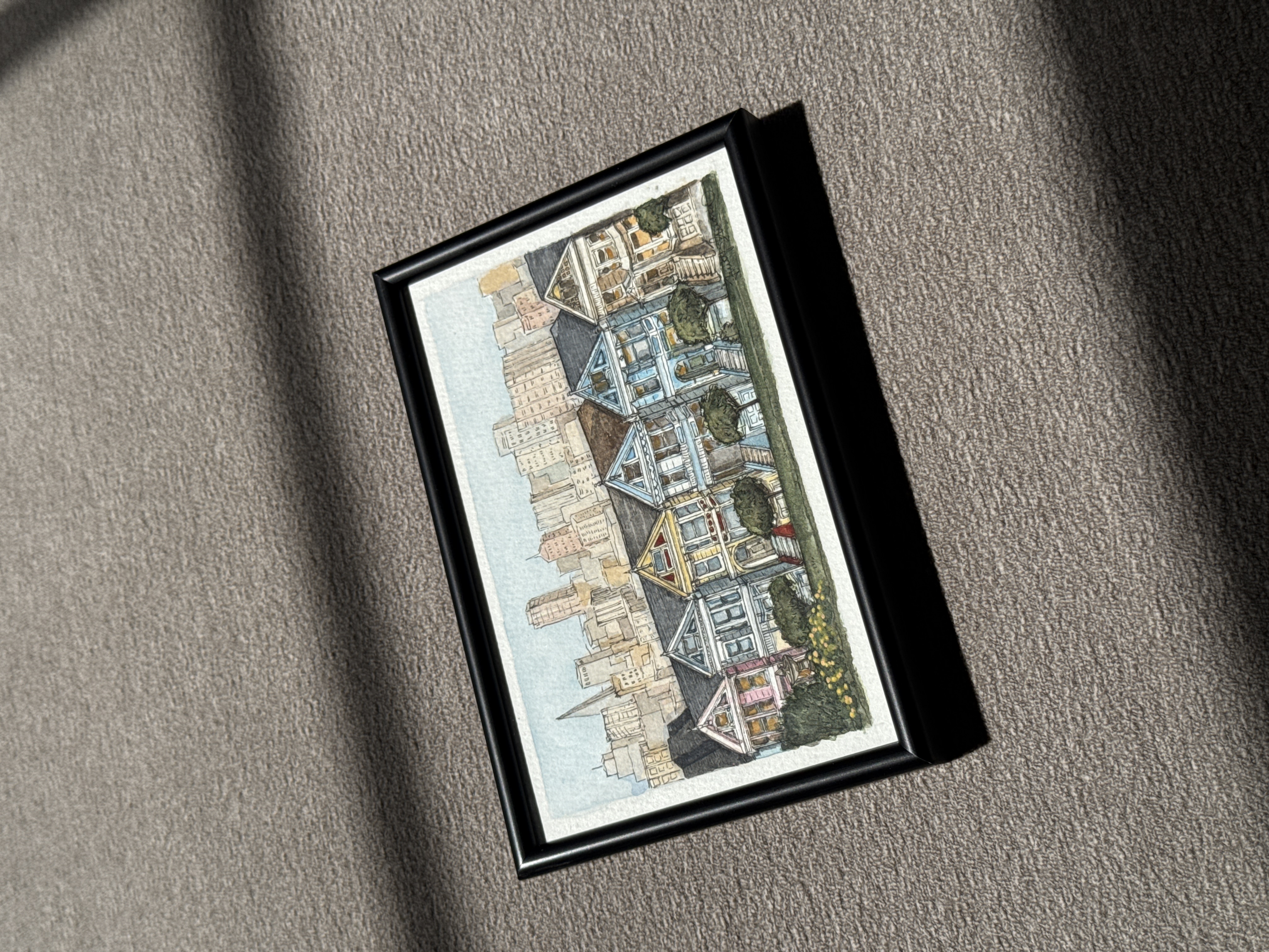 Painted Ladies - 4x6 Original 