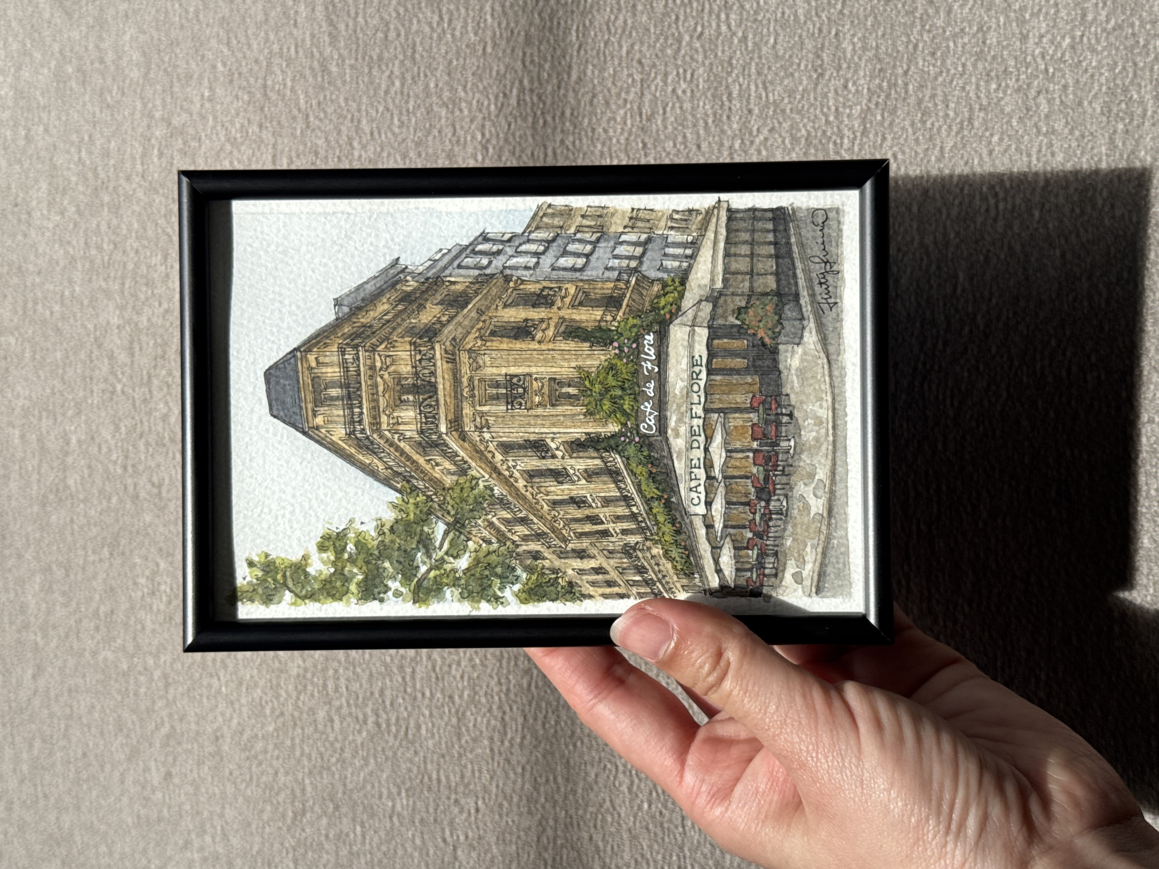 Café de Flore - 4x6 Original