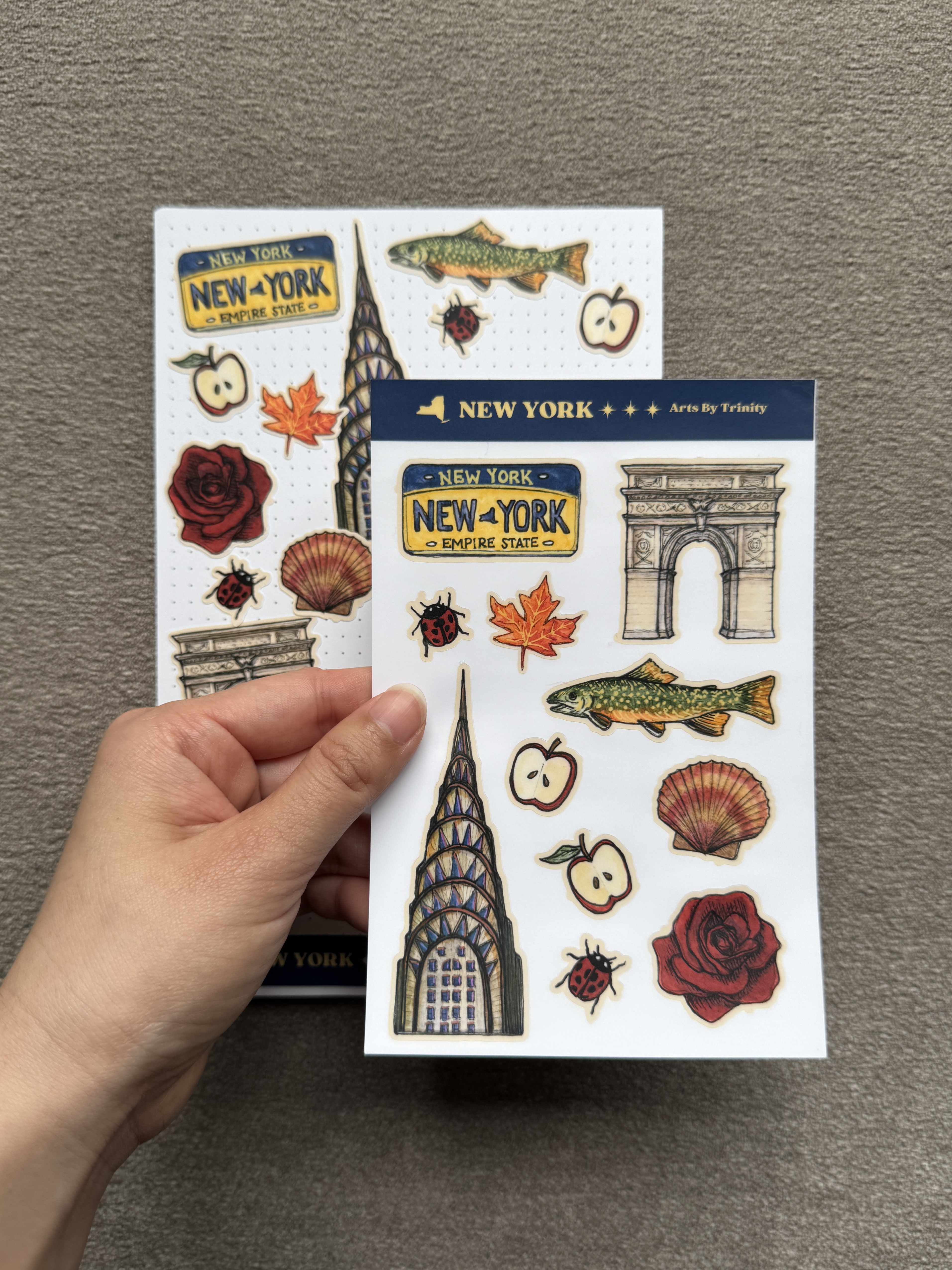 New York Symbols - Sticker Sheet