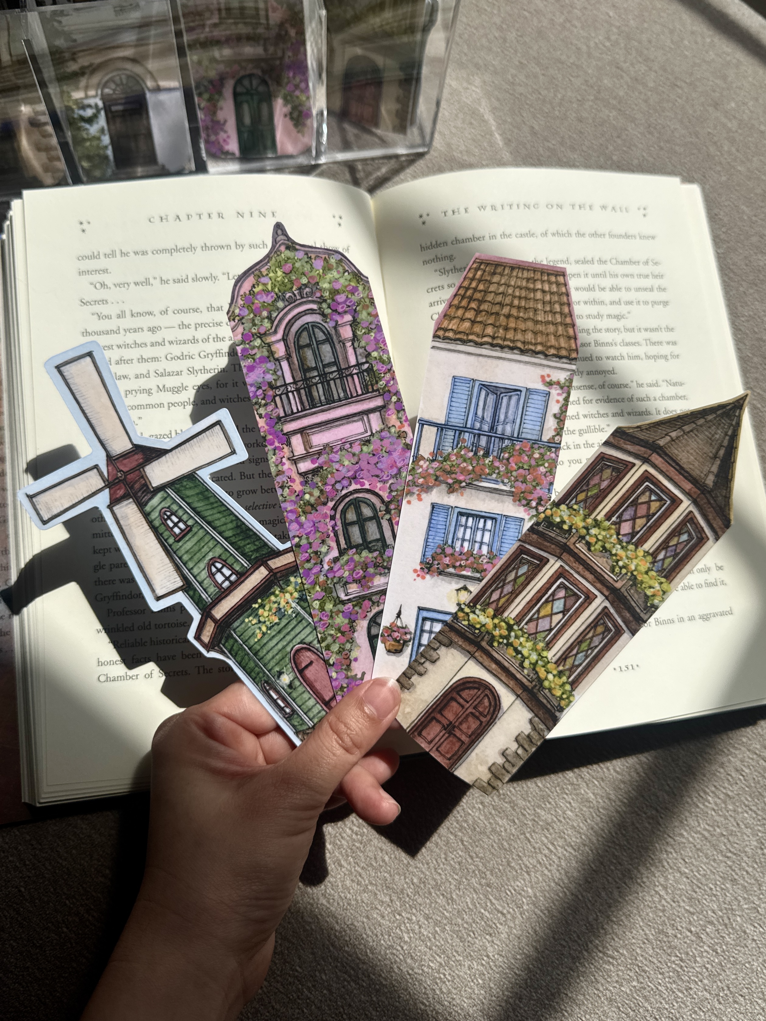 Floral Bookmarks - Pack of 4