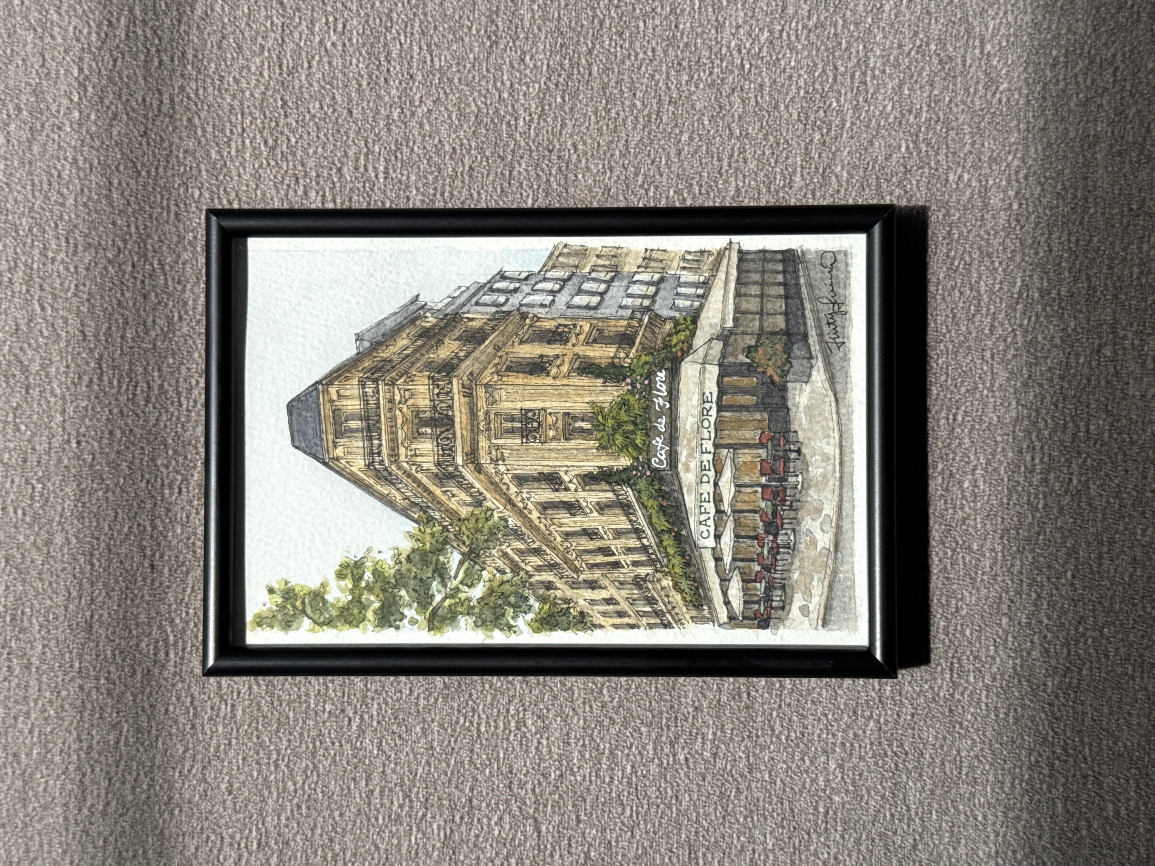 Café de Flore - 4x6 Original