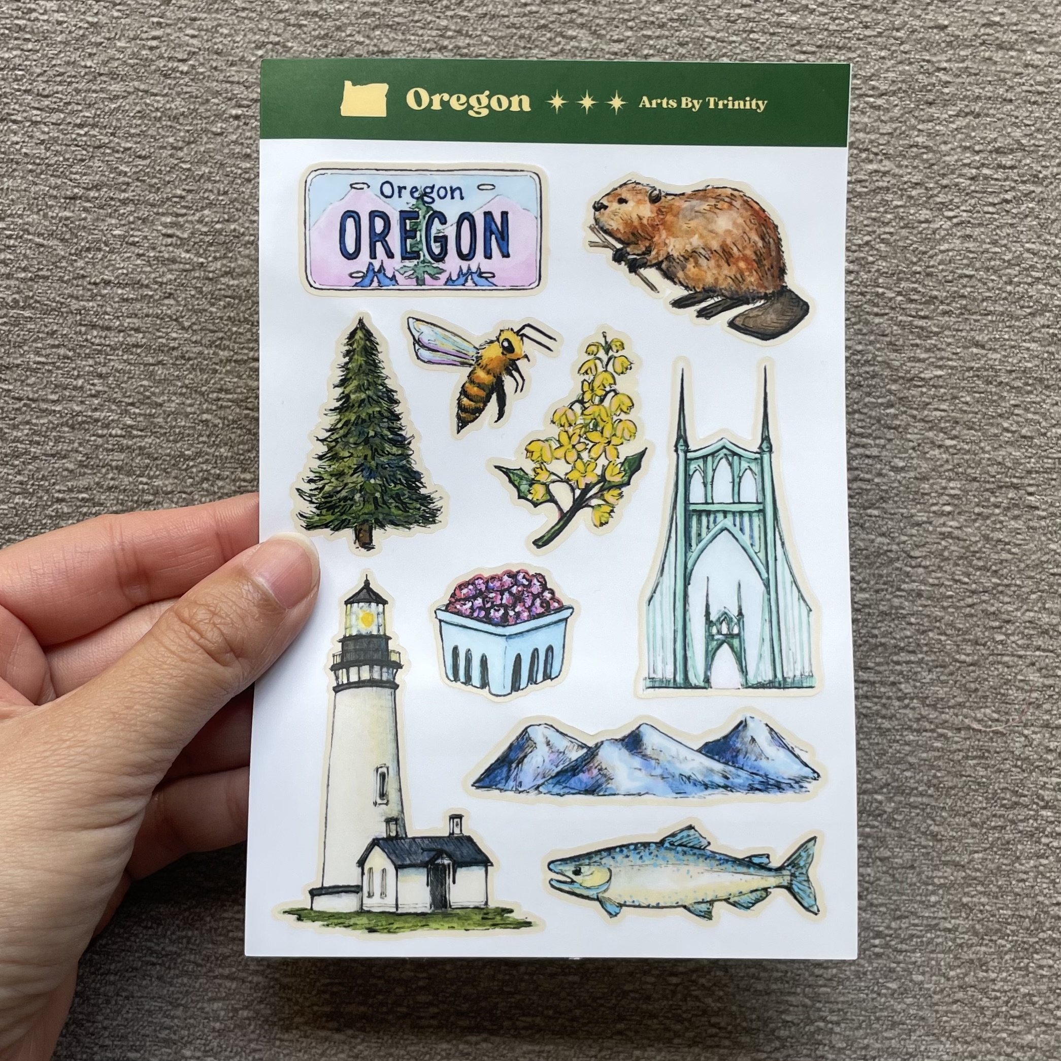 Oregon - Sticker Sheet