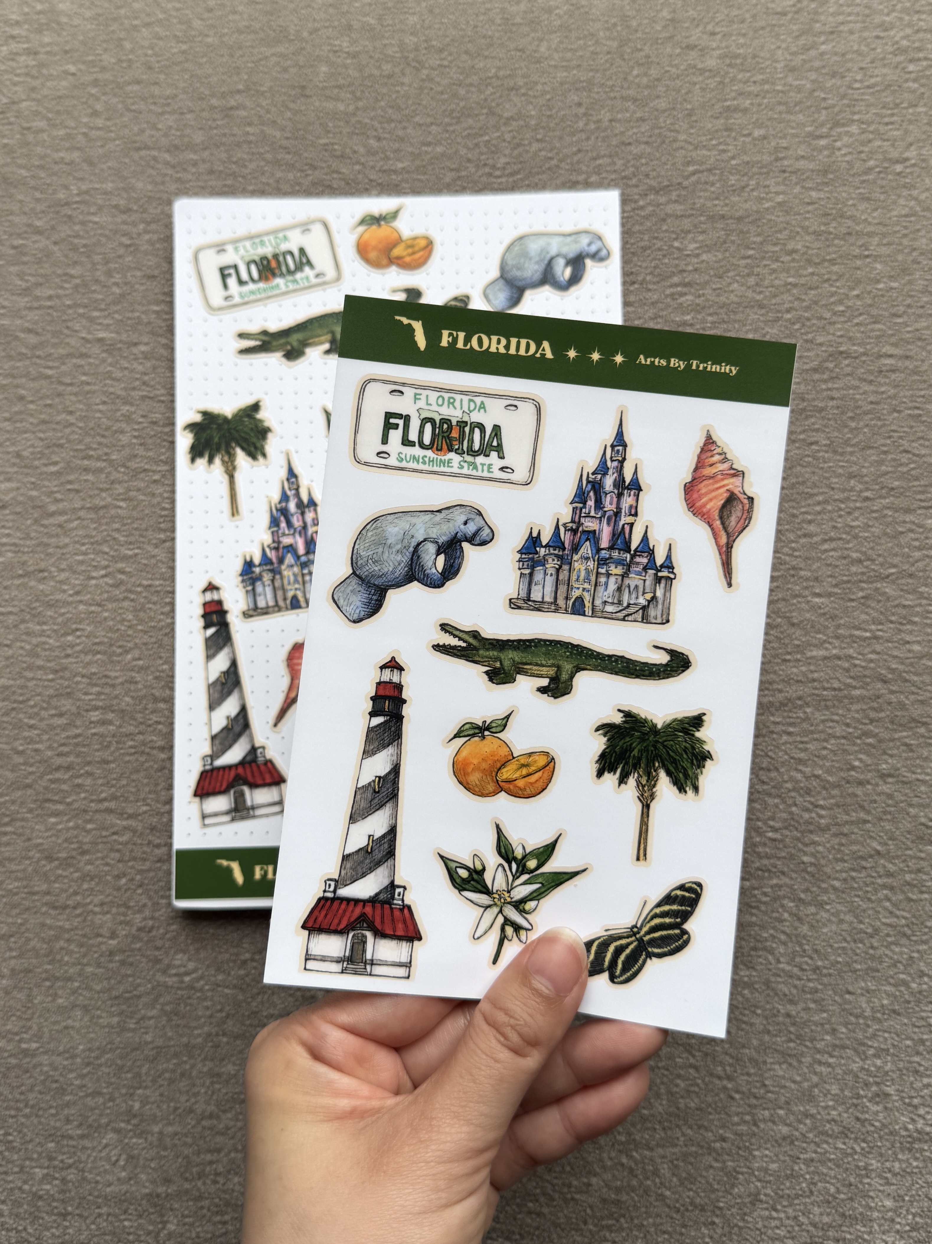 Florida State Symbols - Sticker Sheet