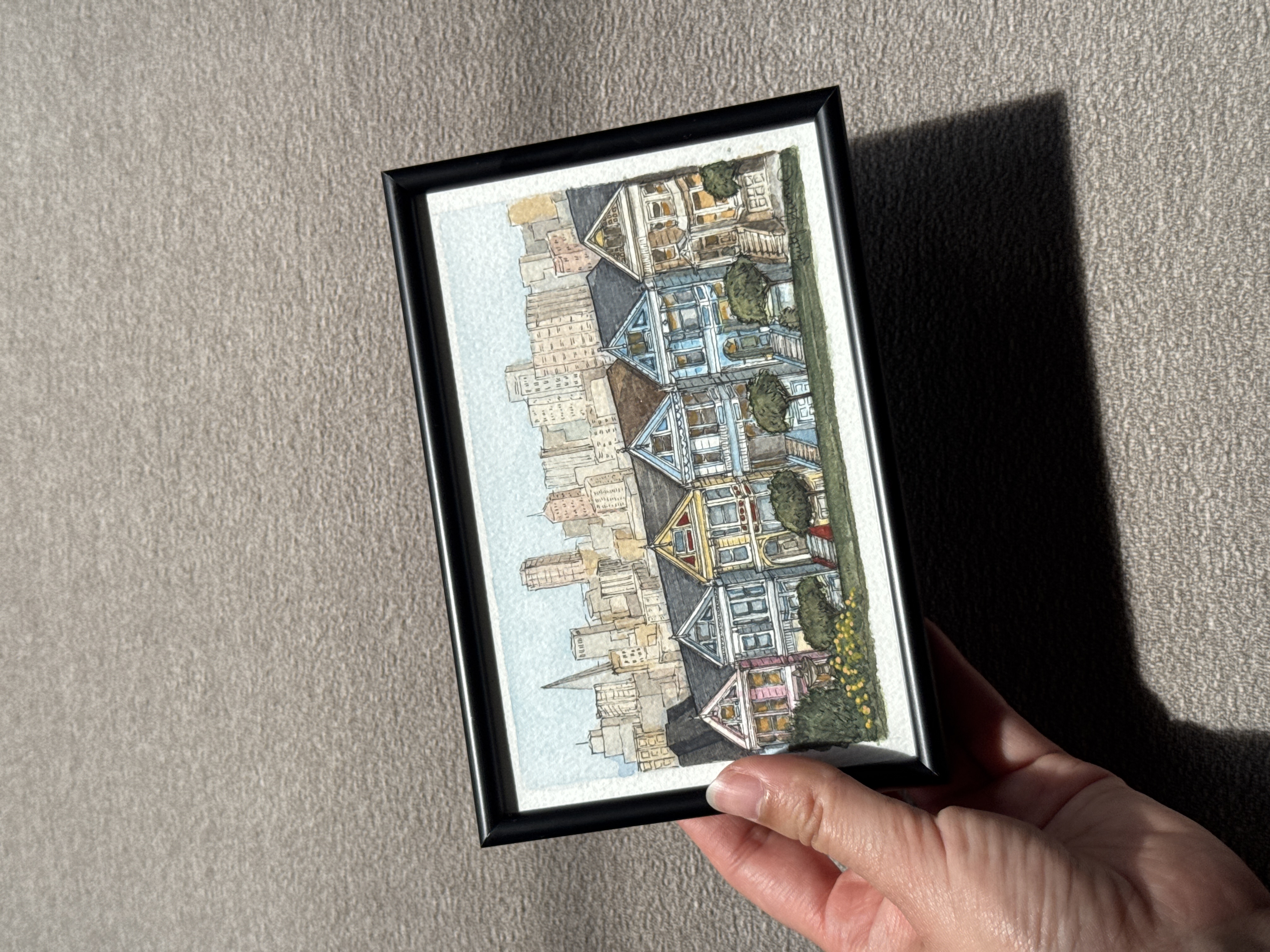 Painted Ladies - 4x6 Original 