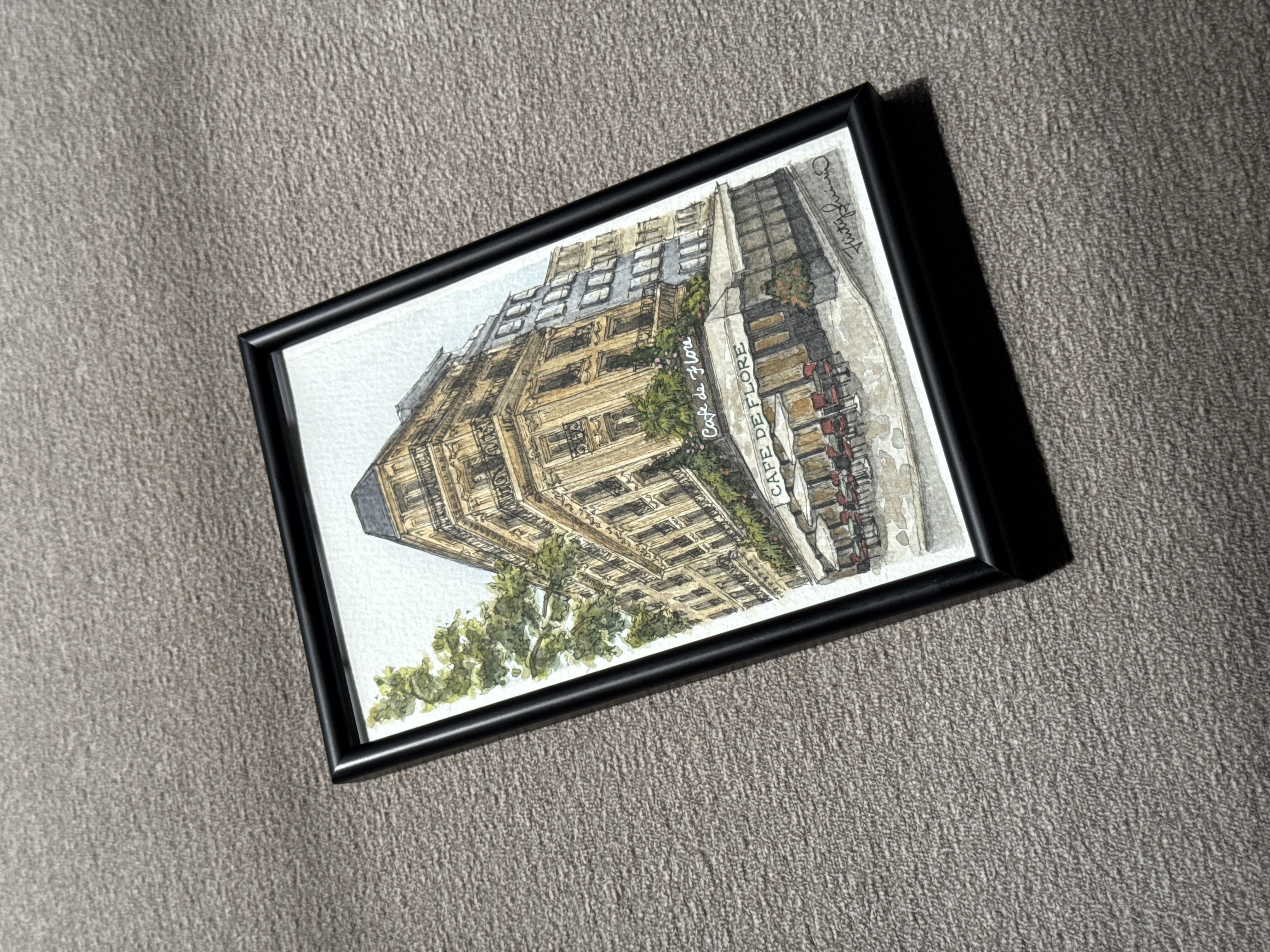 Café de Flore - 4x6 Original