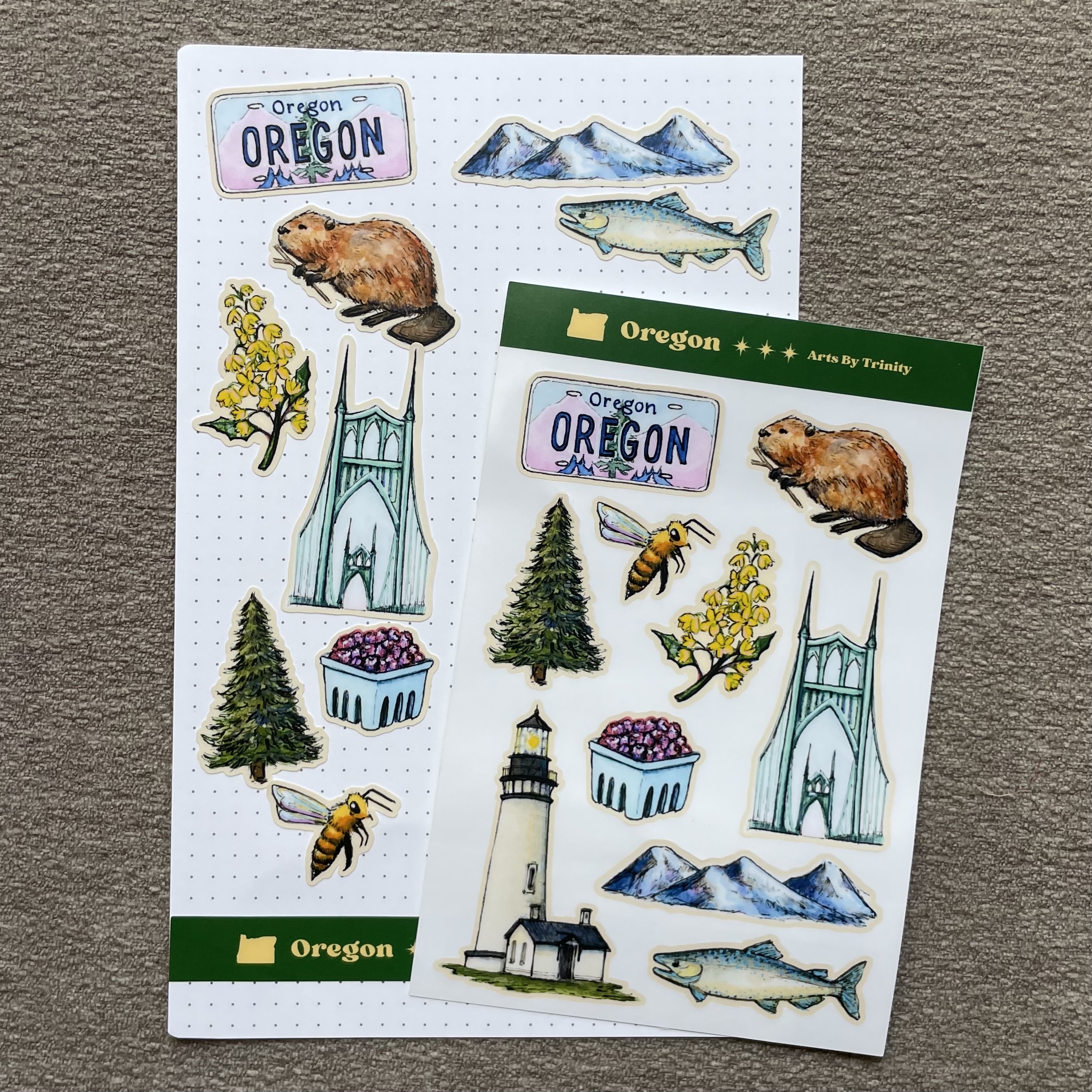 Oregon - Sticker Sheet