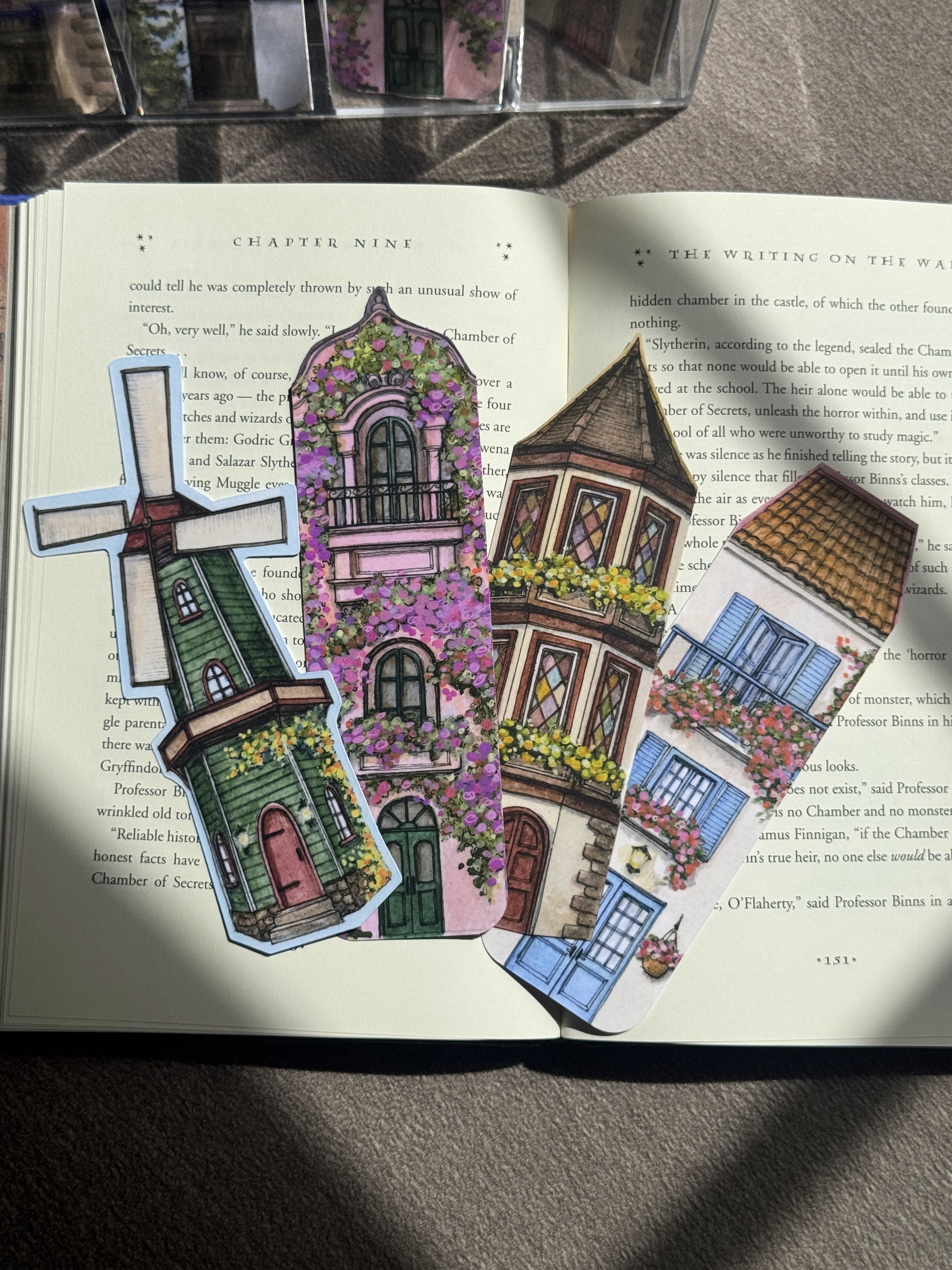 Floral Bookmarks - Pack of 4