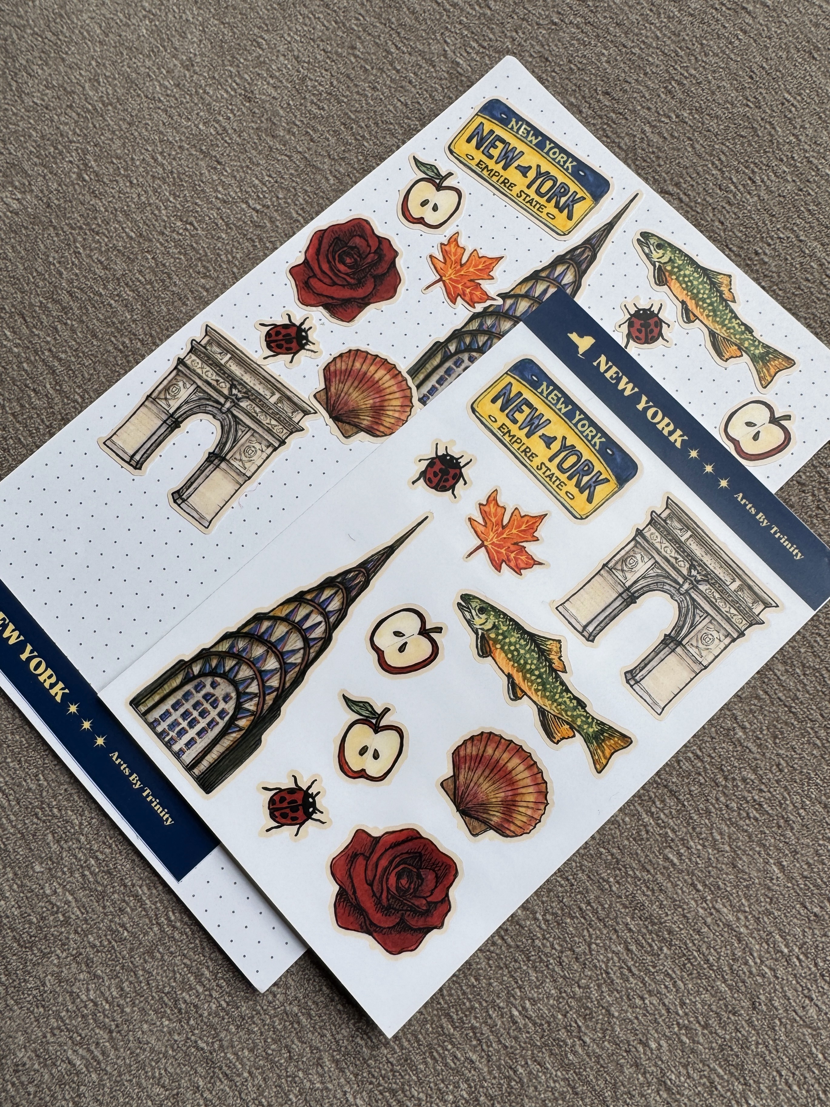 New York Symbols - Sticker Sheet